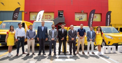 DHL Express adquirió 23 vans Sprinter de Mercedes-Benz y 6 vehículos eléctricos de Maxus modelo EV30L 